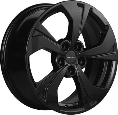 Khomen Wheels KHW1724 (Exeed LX) 7x17 5x108 ET 33 Dia 60.1 Black-FP