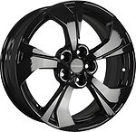 Khomen Wheels KHW1724 (Nissan Juke) 7x17 5x114.3 ET 35 Dia 66.1 Black