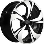 Khomen Wheels KHW1724 (Nissan Juke) 7x17 5x114.3 ET 35 Dia 66.1 Black-FP Khomen Wheels KHW1724 (Nissan Juke) 7x17 5x114.3 ET 35 Dia 66.1 Black-FP