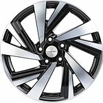 Khomen Wheels KHW1801 (Seltos) 7.5x18 5x114.3 ET 50 Dia 67.1 Black-FP