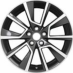 Khomen Wheels KHW1802 (Kodiaq) 7x18 5x112 ET 43 Dia 57.1 Black-FP