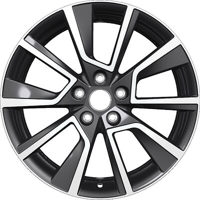 Khomen Wheels KHW1802 (X-Trail) 7x18 5x114.3 ET 45 Dia 66.6 Black-FP