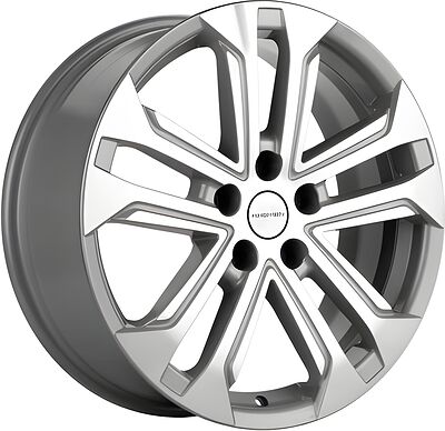 Khomen Wheels KHW1803 (Changan/Geely/Lexus/Suzuki/Toyota) 7x18 5x114.3 ET 35 Dia 60.1 F-Silver-FP