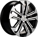 Khomen Wheels KHW1803 (Tugella) 7x18 5x108 ET 46 Dia 63.4 Black-FP