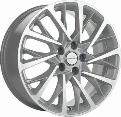 Khomen Wheels KHW1804 (Audi A4/A6) 7.5x18 5x112 ET 39 Dia 66.6 F-Silver-FP