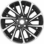 Khomen Wheels KHW1804 (Kodiaq/Tiguan) 7.5x18 5x112 ET 43 Dia 57.1 Black-FP Khomen Wheels KHW1804 (Kodiaq/Tiguan) 7.5x18 5x112 ET 43 Dia 57.1 Black-FP