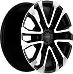 Khomen Wheels KHW1805 (Haval H5 (new)) 7.5x18 6x139.7 ET 38 Dia 100.1 Black-FP