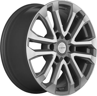 Khomen Wheels KHW1805 (Lexus GX) 7.5x18 6x139.7 ET 20 Dia 106.1 F-Silver-FP