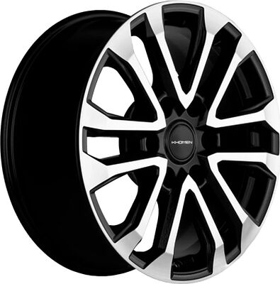Khomen Wheels KHW1805 (Mazda BT50) 7.5x18 6x139.7 ET 45 Dia 93.1 Black-FP