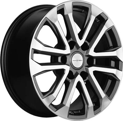 Khomen Wheels KHW1805 (Mazda BT50) 7.5x18 6x139.7 ET 45 Dia 93.1 Gray-FP