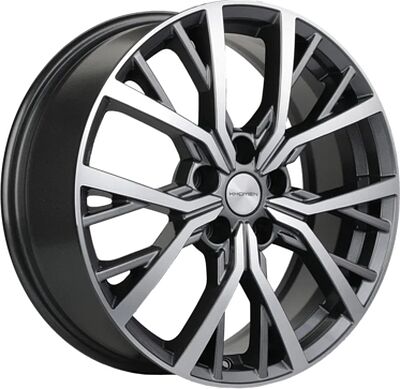 Khomen Wheels KHW1806 (Changan/Geely/Lexus/Suzuki/Toyota) 7x18 5x114.3 ET 45 Dia 60.1 Gray-FP