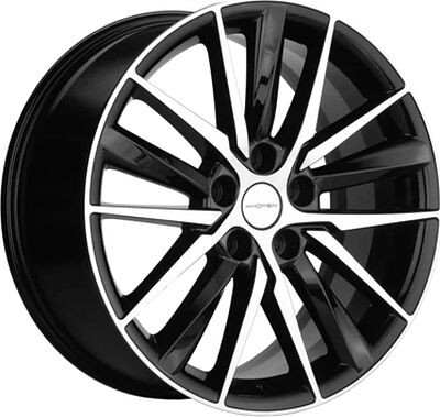 Khomen Wheels KHW1807 (Mazda CX-9) 8x18 5x114.3 ET 45 Dia 67.1 Black-FP