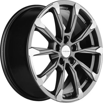 Khomen Wheels KHW1808 (Tugella/Jaguar XF/F-Pace) 7.5x18 5x108 ET 46 Dia 63.4 Gray-FP