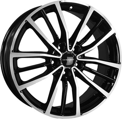 Khomen Wheels KHW1812 (Changan/Geely/Lexus/Suzuki/Toyota) 7x18 5x114.3 ET 45 Dia 60.1 Black-FP