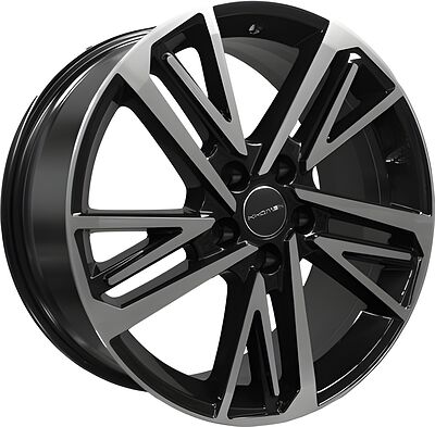 Khomen Wheels KHW1815 (Exeed RX) 8x18 5x108 ET 41 Dia 65.1 Black-FP