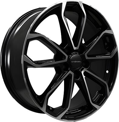Khomen Wheels KHW1816 (Changan/Geely/Lexus/Suzuki/Toyota) 7x18 5x114.3 ET 35 Dia 60.1 Black-FP