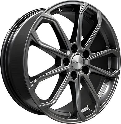 Khomen Wheels KHW1816 (Geely Atlas (Pro) / Changan CS55 (75)) 7x18 5x114.3 ET 45 Dia 60.1 Gray