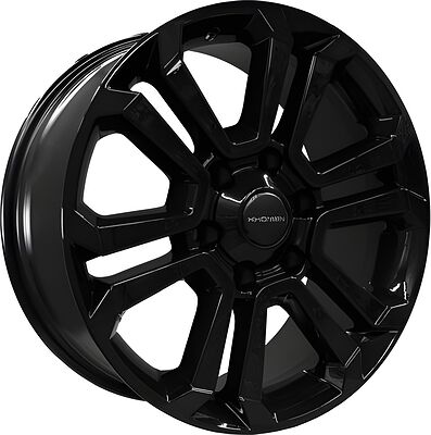 Khomen Wheels KHW1817 (Fortuner/Hilux) 7.5x18 6x139.7 ET 30 Dia 106.1 Black