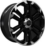 Khomen Wheels KHW1817 (Mazda BT50) 7.5x18 6x139.7 ET 45 Dia 93.1 Black-FP