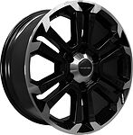 Khomen Wheels KHW1817 (Pajero) 7.5x18 6x139.7 ET 46 Dia 67.1 Black-FP Khomen Wheels KHW1817 (Pajero) 7.5x18 6x139.7 ET 46 Dia 67.1 Black-FP