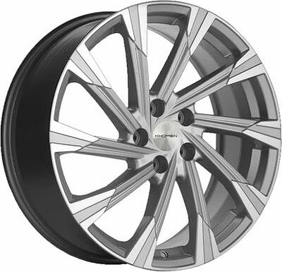 Khomen Wheels KHW1901 (Mazda CX-5/CX8) 7.5x19 5x114.3 ET 45 Dia 67.1 Brilliant Silver-FP