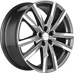 Khomen Wheels KHW1905 (FAW Bestune T77) 7.5x19 5x100 ET 28 Dia 57.1 Gray-FP