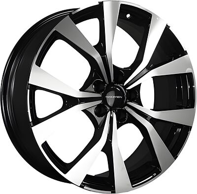 Khomen Wheels KHW1906 (Skoda Kodiaq) 7x19 5x112 ET 43 Dia 57.1 Black-FP