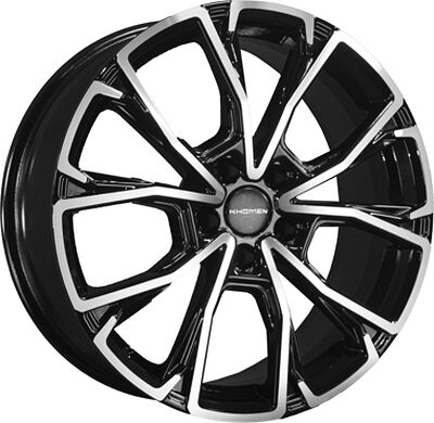 Khomen Wheels KHW1907 (Chery Tiggo 7 (Pro/Pro Max)) 7.5x19 5x108 ET 33 Dia 60.1 Black-FP