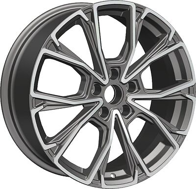 Khomen Wheels KHW1907 7.5x19 5x108 ET 47 Dia 60.1 GRAY-FP