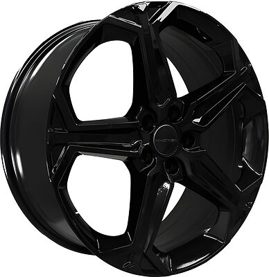 Khomen Wheels KHW1909 (Kia Sportage / Hyundai Tucson) 7.5x19 5x114.3 ET 51 Dia 67.1 Black