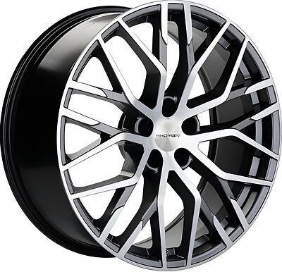 Khomen Wheels KHW2005 Audi/VW 8x20 5x112 ET 33 Dia 66 Gray-FP