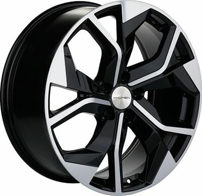 Khomen Wheels KHW2006 (3 Series new) 8.5x20 5x112 ET 40 Dia 66.6 Black-FP