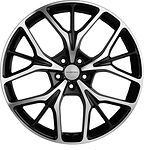 Khomen Wheels KHW2012 8x20 5x108 ET 43 Dia 60.1 BLACK-FP