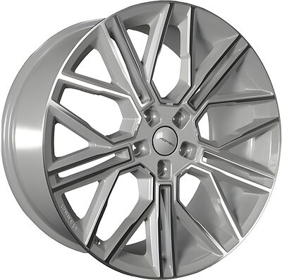 Khomen Wheels KHW2101 (Li 7/9) 9.5x21 5x120 ET 45.5 Dia 62.5 F-Silver-FP