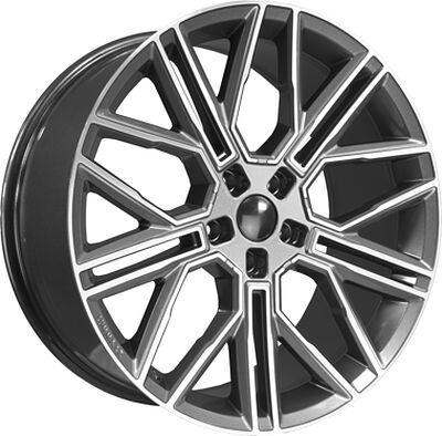 Khomen Wheels KHW2101 (Li 7/9) 9.5x21 5x120 ET 45.5 Dia 62.5 Gray-FP