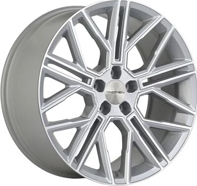 Khomen Wheels KHW2101 (Range Rover) 9.5x21 5x120 ET 49 Dia 72.6 Brilliant Silver-FP