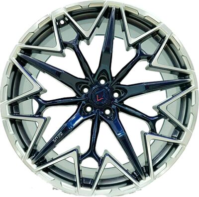Khomen Wheels ZEUS 2202 (BMW X5/X6/X7) 10x22 5x112 ET 25 Dia 66.6 Black matt-FP