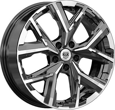 КиК Айона 6x18 5x108 ET 33 Dia 60 алмаз черный