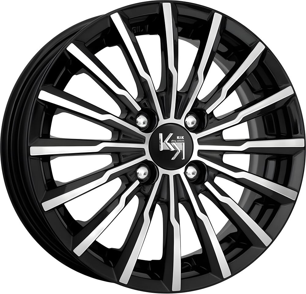 КиК Акцент 7x17 5x108 ET 50 Dia 63 алмаз черный