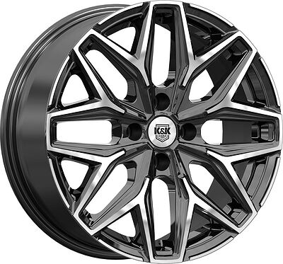 КиК Ариус 7x17 4x108 ET 32 Dia 65.1 черный алмаз