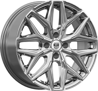 КиК Ариус 7x17 5x108 ET 42 Dia 63.35 дарк платинум