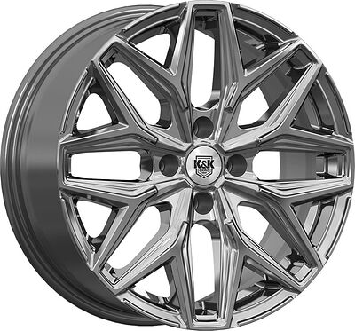 КиК Ариус 7x17 5x114.3 ET 40 Dia 67.1 сильвер