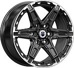 КиК Дистрикт 8x18 6x139.7 ET 25 Dia 106.1 алмаз черный