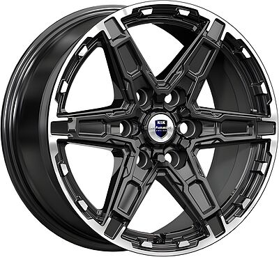 КиК Дистрикт 8x18 6x139.7 ET 25 Dia 106.1 алмаз черный