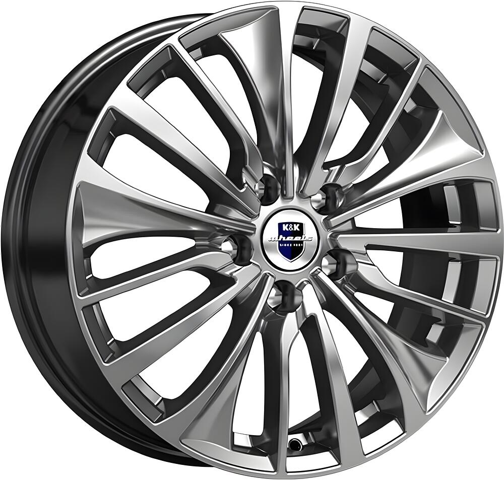 КиК Flanker 6.5x17 5x112 ET 38 Dia 57.1 дарк платинум
