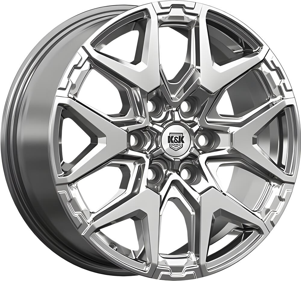КиК Гангут 7.5x18 6x139.7 ET 55 Dia 93.1 дарк платинум