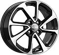 КиК КС861 ZV 15_Vesta 6x15 4x100 ET 50 Dia 60.1 алмаз черный
