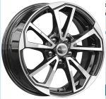 КиК КС1005 ZV_Polo 6x15 5x100 ET 40 Dia 57.1 алмаз черный