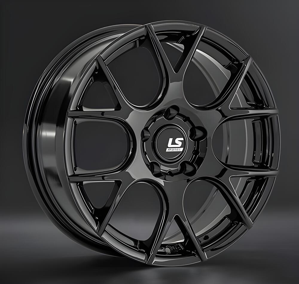 LS FlowForming RC07 7.5x17 4x100 ET 40 Dia 60.1 BK