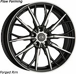 LS FlowForming RC11 8x19 5x114.3 ET 35 Dia 60.1 BK LS FlowForming RC11 8x19 5x114.3 ET 35 Dia 60.1 BK